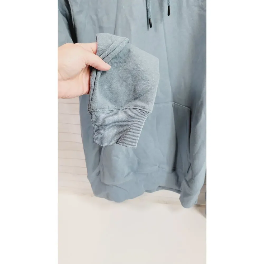 THE NORTH FACE Box NSE Pullover Hoodie in Goblin Blue, sz Medium